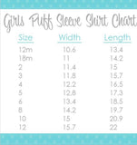 Girls Monogram Pumpkin Ruffle Bottom Tee