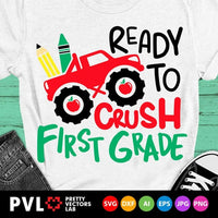 Boys Vinyl First Grade Tee